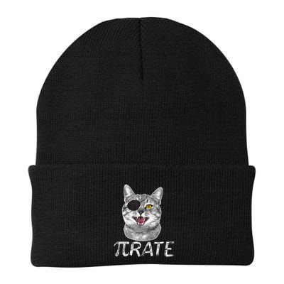 Pi Day Funny Math Science Cat Pirate Beanie