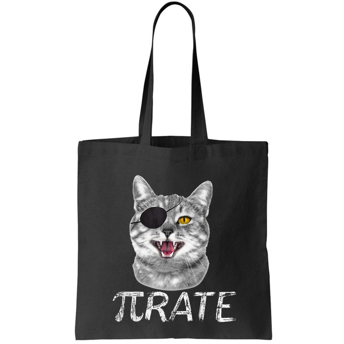 Pi Day Funny Math Science Cat Pirate Bag