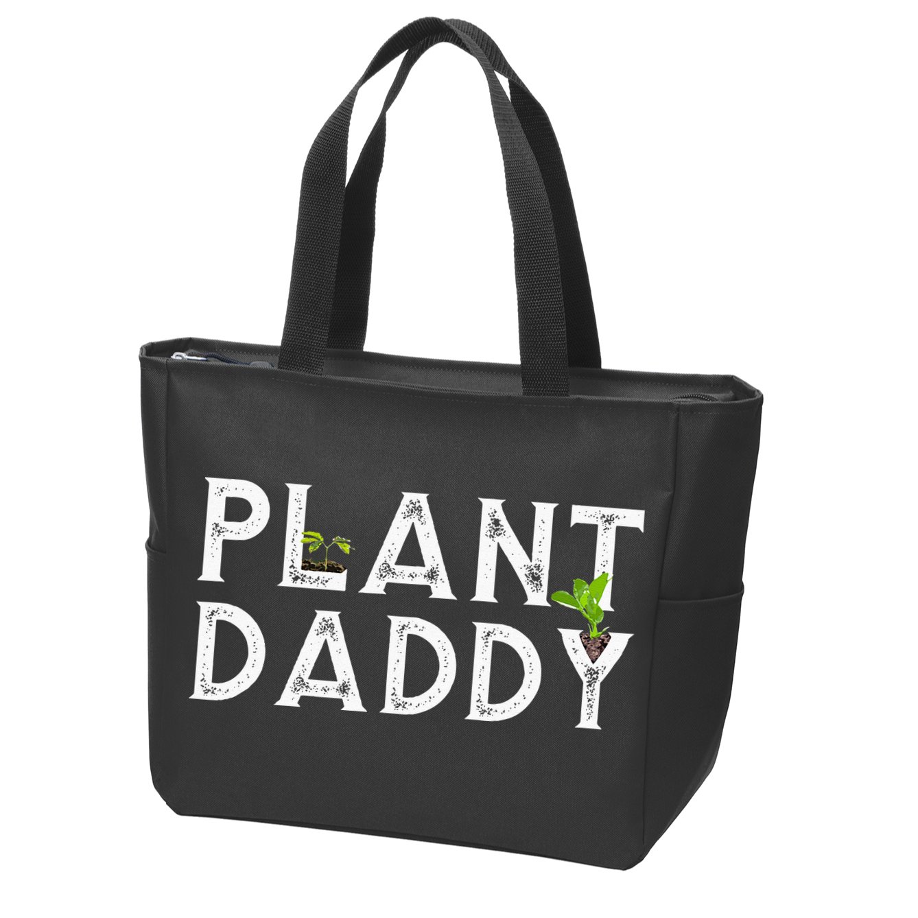 Plant Daddy Funny Landscaping Gardening Or Mowing Zip Tote Bag