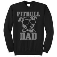 Pitbull Dad Funny Dog Pitbull Sunglasses Fathers Day Pitbull Sweatshirt