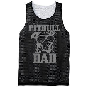 Pitbull Dad Funny Dog Pitbull Sunglasses Fathers Day Pitbull Mesh Reversible Basketball Jersey Tank