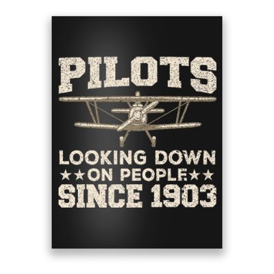 Pilot Design For Women Aviation Airplane Pilot Poster