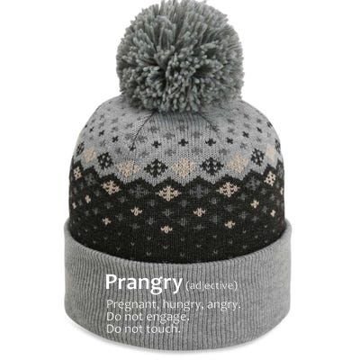 Prangry Definition Funny Pregnancy Announcement The Baniff Cuffed Pom Beanie