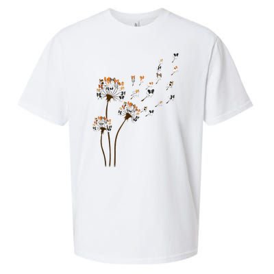 Papillon Dogs Flower Fly Dandelion Dog Mama Dog Lover Sueded Cloud Jersey T-Shirt