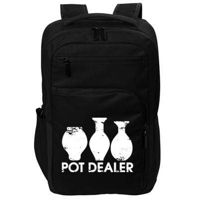 Pot Dealer Funny Clay Pottery Gift Potters Impact Tech Backpack