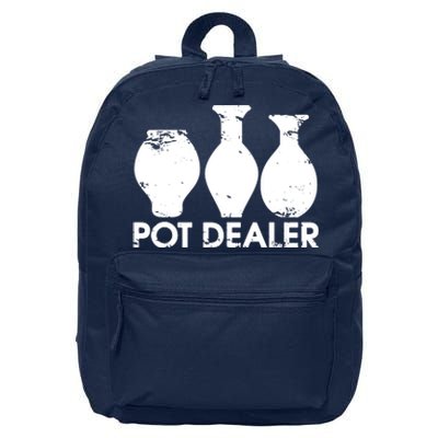 Pot Dealer Funny Clay Pottery Gift Potters 16 in Basic Backpack