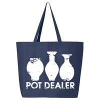 Pot Dealer Funny Clay Pottery Gift Potters 25L Jumbo Tote