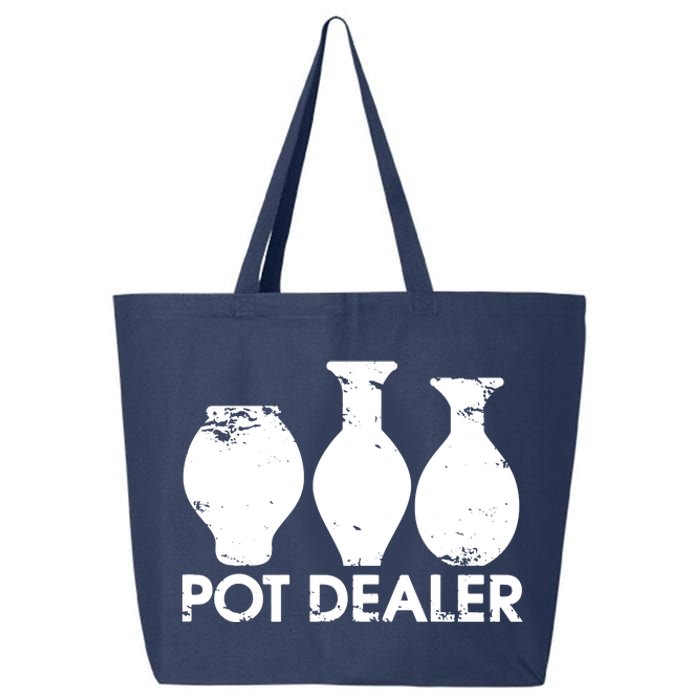 Pot Dealer Funny Clay Pottery Gift Potters 25L Jumbo Tote