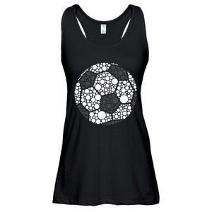 Polka Dot Football Soccer Lover Happy Dot Day Sport Ball Ladies Essential Flowy Tank