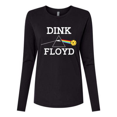 Pickleball Dink Floyd Womens Cotton Relaxed Long Sleeve T-Shirt