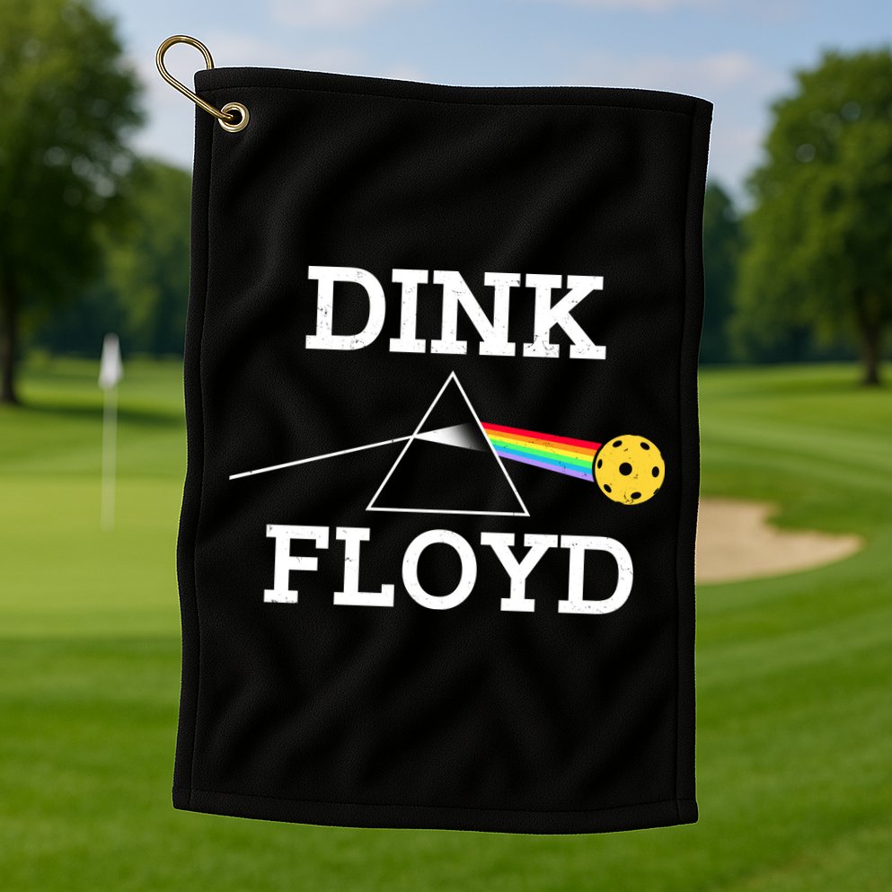 Pickleball Dink Floyd Golf Towel