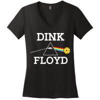 Pickleball Dink Floyd Women's V-Neck T-Shirt