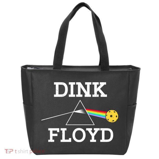 Pickleball Dink Floyd Zip Tote Bag