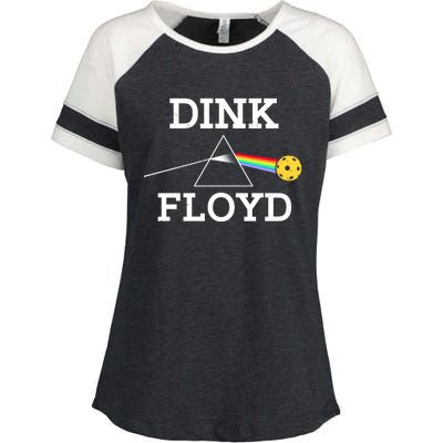 Pickleball Dink Floyd Enza Ladies Jersey Colorblock Tee