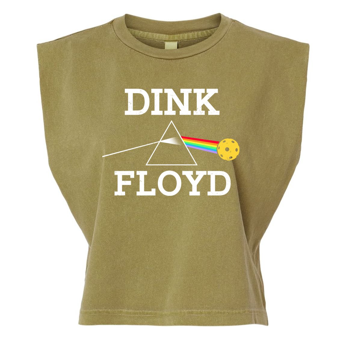 Pickleball Dink Floyd Garment-Dyed Women's Muscle Tee