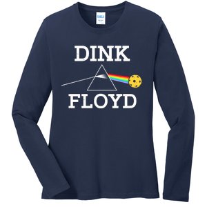 Pickleball Dink Floyd Ladies Long Sleeve Shirt