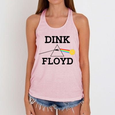 Pickleball Dink Floyd Women's Knotted Racerback Tank