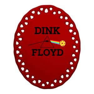 Pickleball Dink Floyd Ceramic Oval Ornament