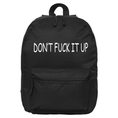 Pn DonT F It Up Sphere 16 in Basic Backpack