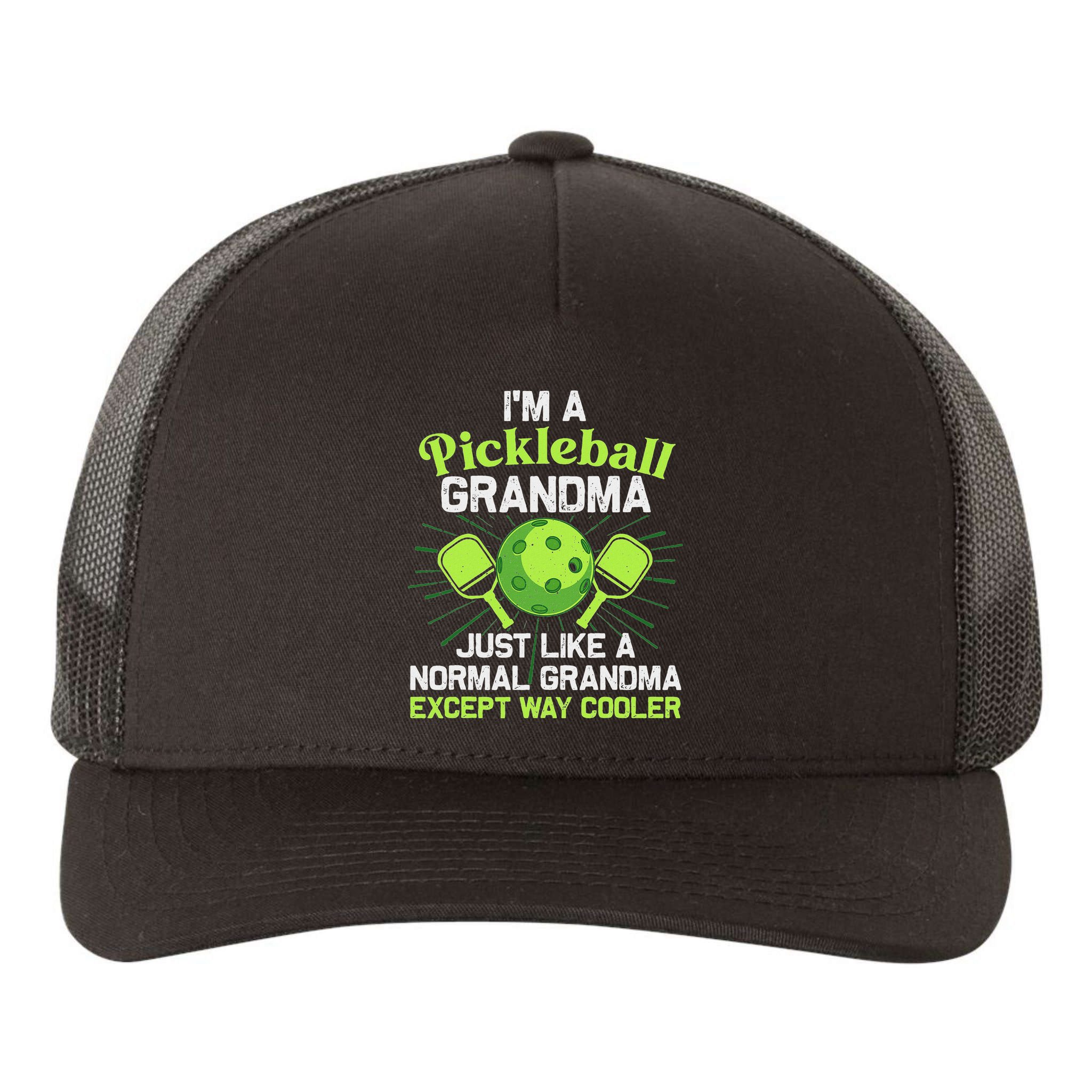 Pickleball Design For Grandma Women Pickle Ball Player Yupoong Adult 5-Panel Trucker Hat