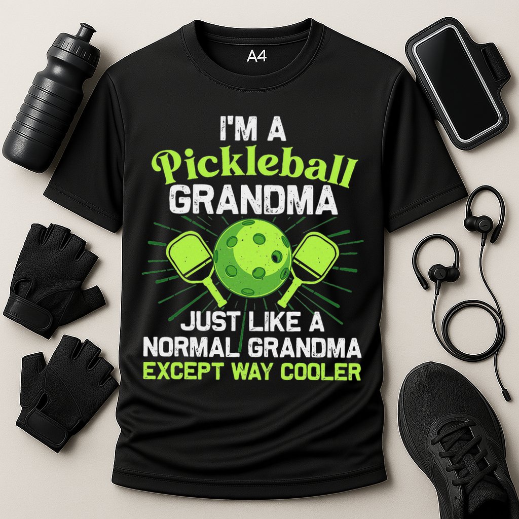 Pickleball Design For Grandma Women Pickle Ball Player Cooling Performance Crew T-Shirt