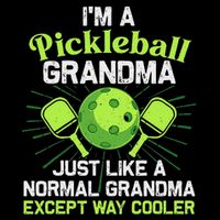Pickleball Design For Grandma Women Pickle Ball Player Cooling Performance Crew T-Shirt