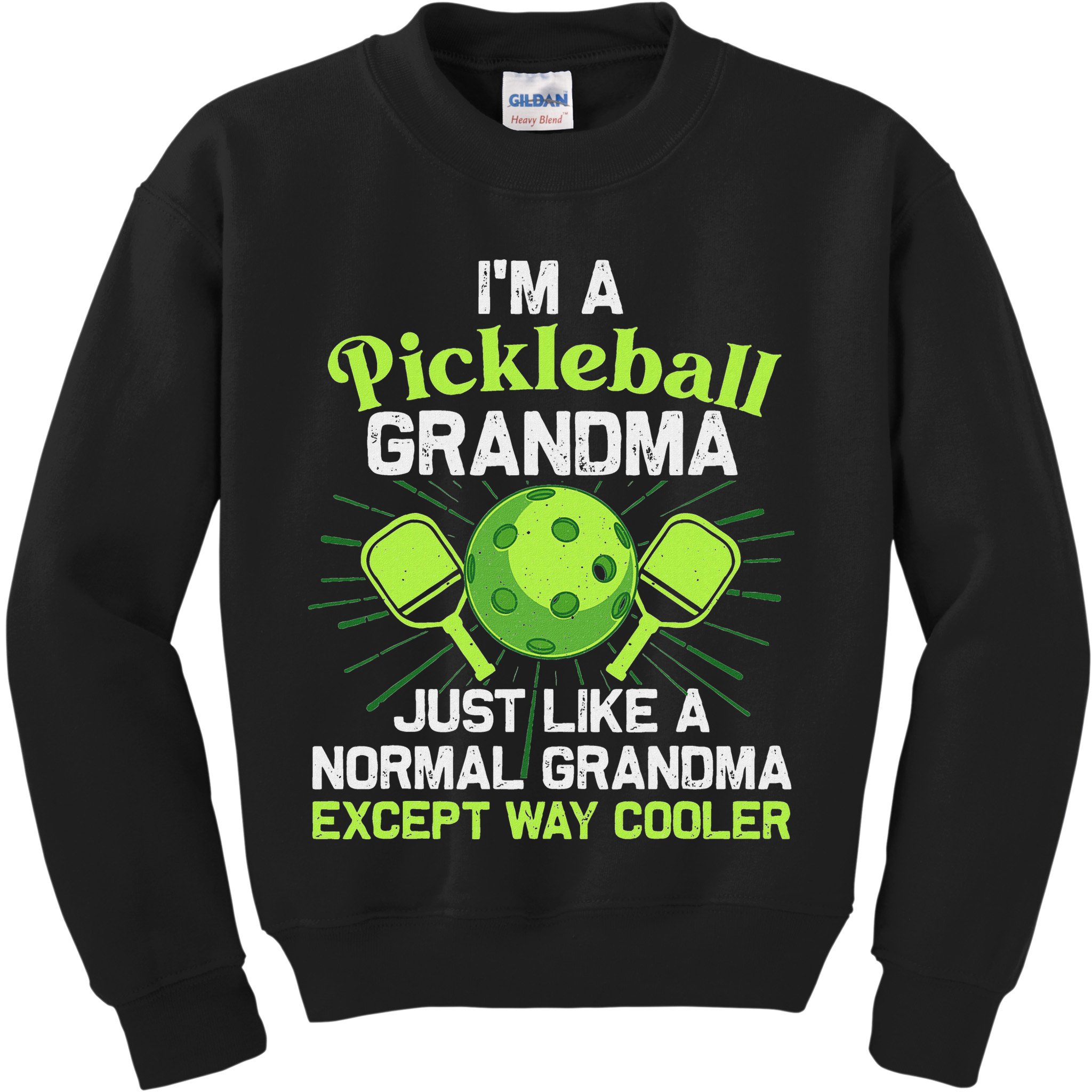 Pickleball Design For Grandma Women Pickle Ball Player Kids Sweatshirt