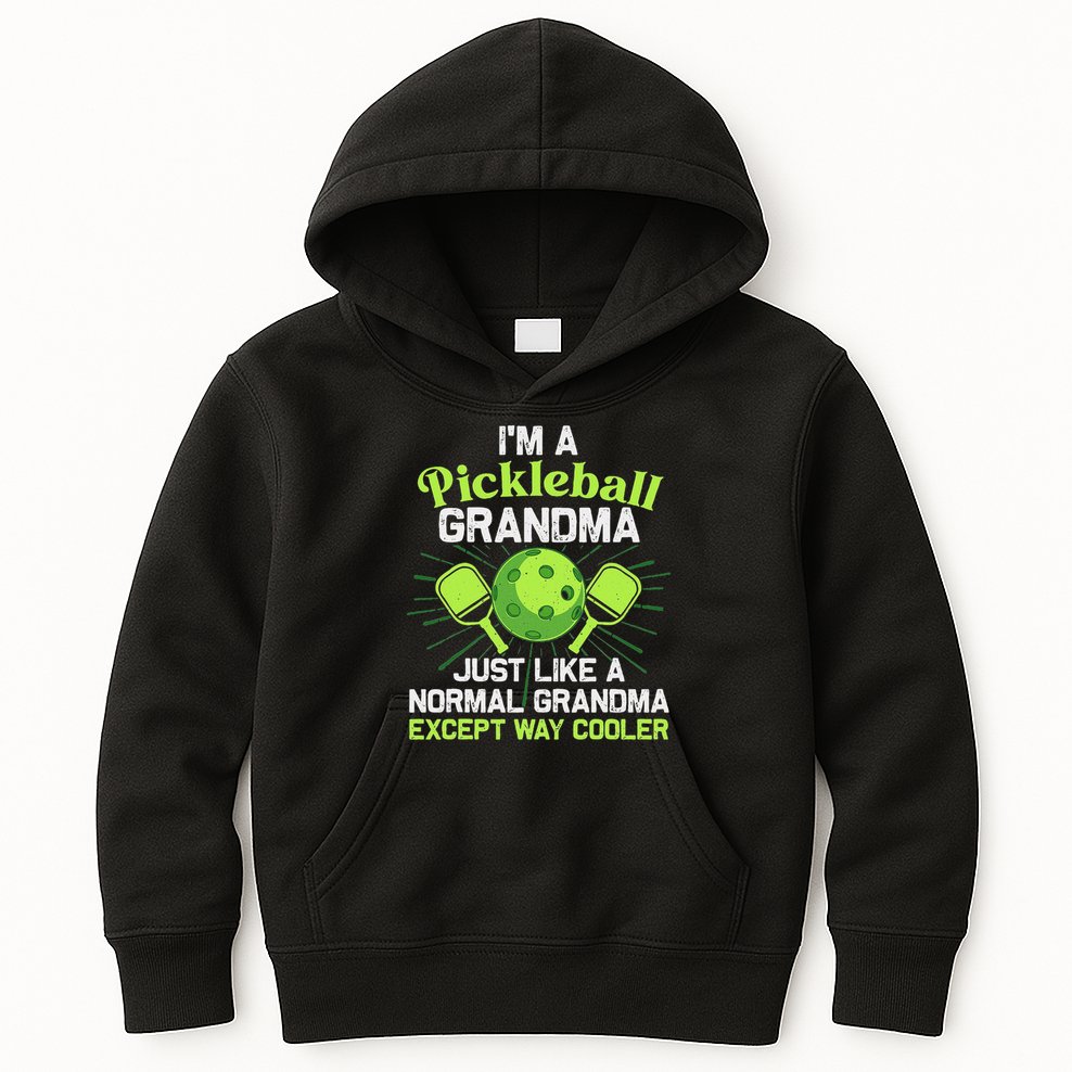 Pickleball Design For Grandma Women Pickle Ball Player Kids Hoodie