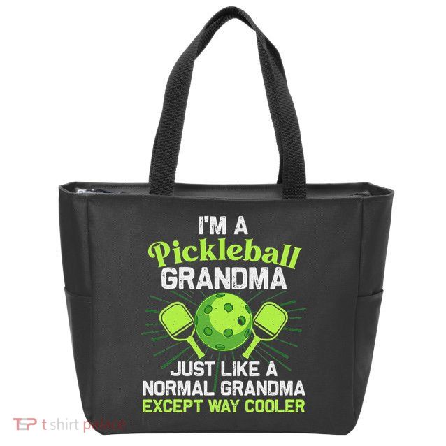 Pickleball Design For Grandma Women Pickle Ball Player Zip Tote Bag