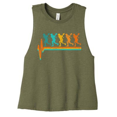 Pickleball Design For Pickleball Lover Women's Racerback Cropped Tank