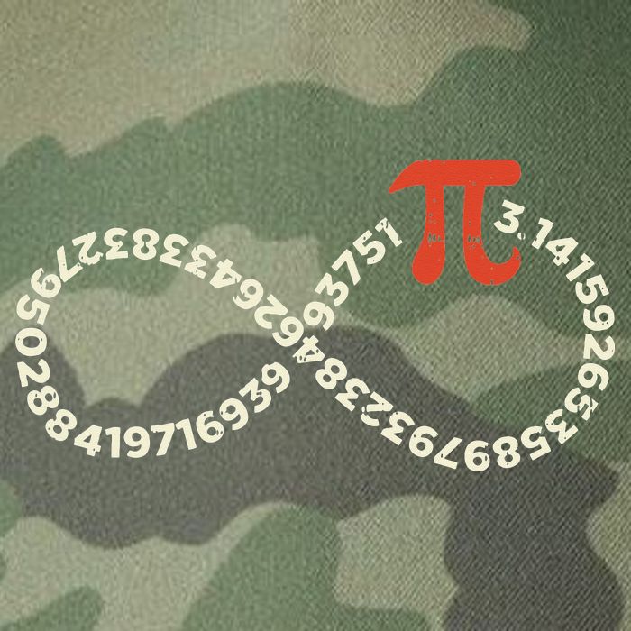 Pi Day Funny Infinity Symbol Math Geek Infinite Sign Legacy Tie Dye Trucker Hat