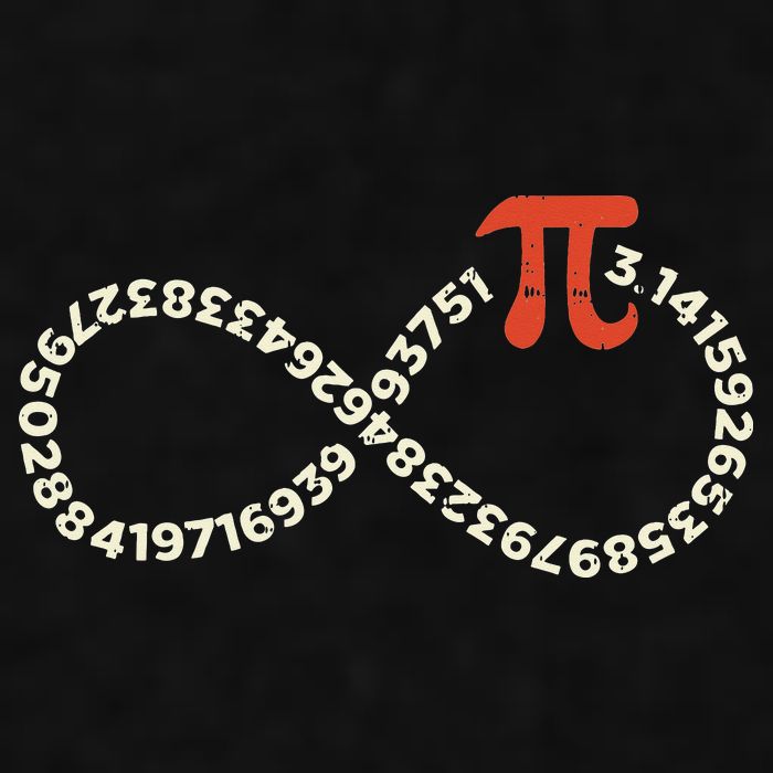 Pi Day Funny Infinity Symbol Math Geek Infinite Sign Ladies PosiCharge Tri-Blend Wicking Tank