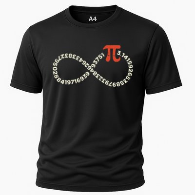 Pi Day Funny Infinity Symbol Math Geek Infinite Sign Performance Shirt