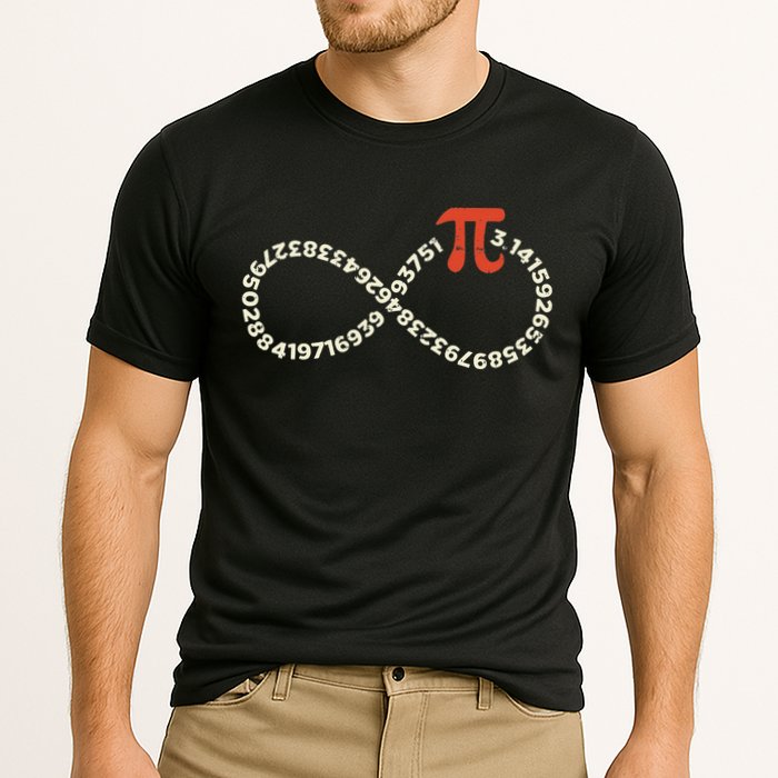 Pi Day Funny Infinity Symbol Math Geek Infinite Sign Performance Shirt