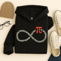 Pi Day Funny Infinity Symbol Math Geek Infinite Sign Hoodie