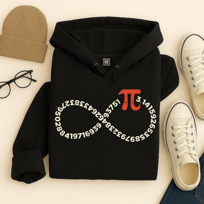 Pi Day Funny Infinity Symbol Math Geek Infinite Sign Hoodie