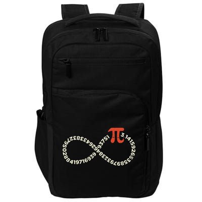 Pi Day Funny Infinity Symbol Math Geek Infinite Sign Impact Tech Backpack