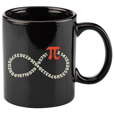 Pi Day Funny Infinity Symbol Math Geek Infinite Sign 11oz C Handle Ceramic Mug
