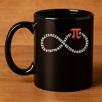 Pi Day Funny Infinity Symbol Math Geek Infinite Sign 11oz C Handle Ceramic Mug