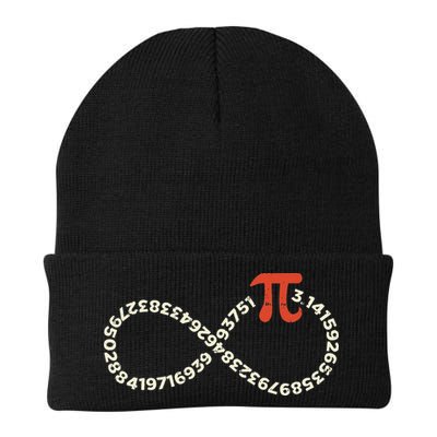 Pi Day Funny Infinity Symbol Math Geek Infinite Sign Beanie
