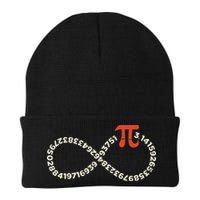 Pi Day Funny Infinity Symbol Math Geek Infinite Sign Beanie
