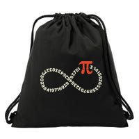 Pi Day Funny Infinity Symbol Math Geek Infinite Sign Drawstring Bag