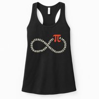 Pi Day Funny Infinity Symbol Math Geek Infinite Sign Womens Tank Top