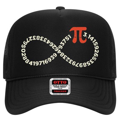 Pi Day Funny Infinity Symbol Math Geek Infinite Sign Trucker Hat