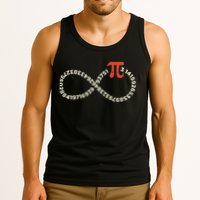 Pi Day Funny Infinity Symbol Math Geek Infinite Sign Tank Top