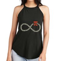 Pi Day Funny Infinity Symbol Math Geek Infinite Sign Women's Perfect Tri Rocker Tank