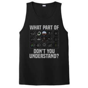 Pilot Design For Women Airplane Airline Pilot PosiCharge Competitor Tank