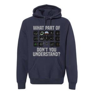 Pilot Design For Women Airplane Airline Pilot Premium Hoodie