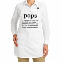 Pops Definition Funny Pops Grandpa Apron