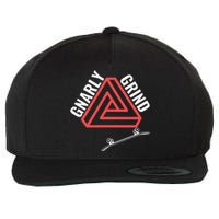 ProSkateboard Design for Athletes and Gnarly Grinders Wool Snapback Cap